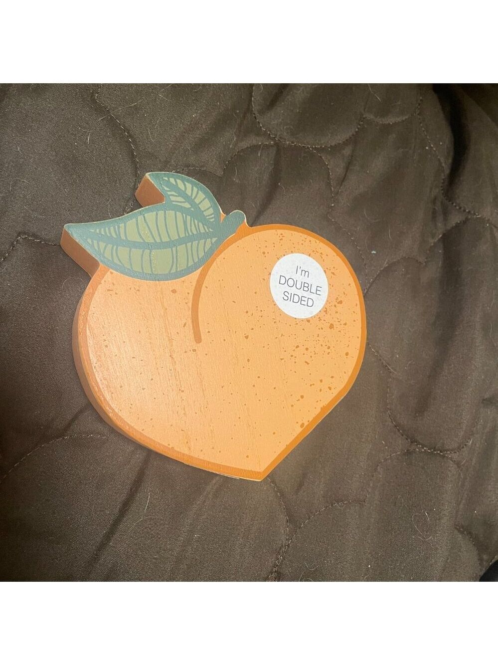 ($4) Chunky Peach Sitter - Picture 2 of 3